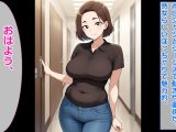 ぽっちゃり人妻上司と着衣のままイチャイチャする